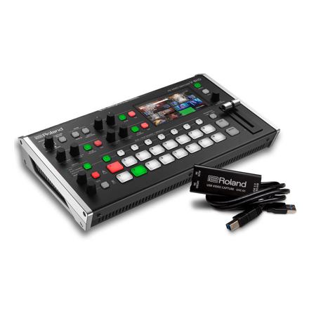 Roland V-8HD STR Encoder Bundle with V-8HD Switcher, UVC-01 USB Video Capture