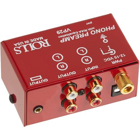 値下げ❗️ROLLS ・VP29フォノイコライザー　USA製 Amazon.com: rolls Phono Preamp, Red (VP29) : Musical Instruments
