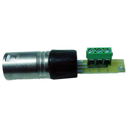 Rolls XLM113 3-Pin XLR Male Terminal Plug, Wire Connect