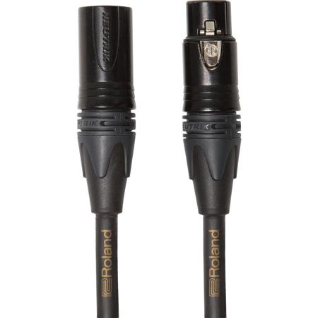 Roland Gold Series 25' Microphone Cable, Neutrik XLR Connectors