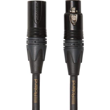 Roland Gold Series 10' Quad Microphone Cable, Neutrik XLR Connectors