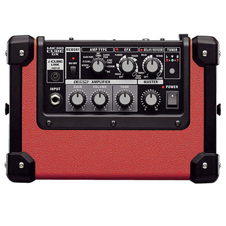 Roland MICRO CUBE GX Battery Powered Guitar Amplifier, Red