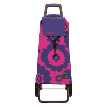 Rolser RG Mountain Flor Shopping Trolley, Fucsia/N