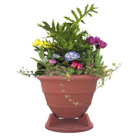 Rockustics 6.5" 2-Way Outdoor OmniPlanter Speaker, Terra Cotta