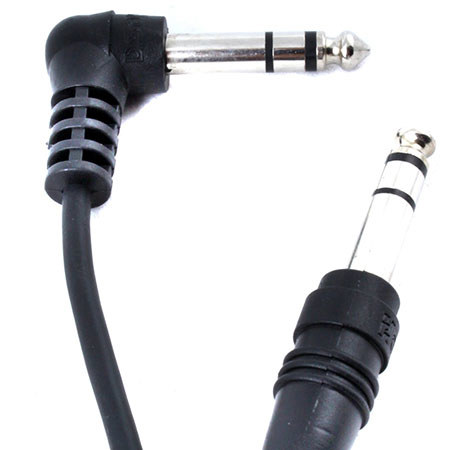 Roland 10' 1/4" TRS Male to 1/4" TRS Male Right Angle Dual-Trigger Cable