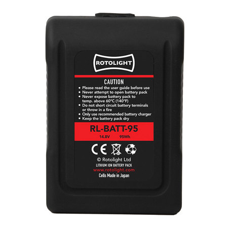 Rotolight 95Wh V-Mount Lithium Ion Battery for ANOVA LED Light