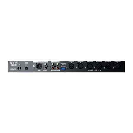 Rolls RM89 Professional 8-Channel Mic/Line Mixer, Black RM89