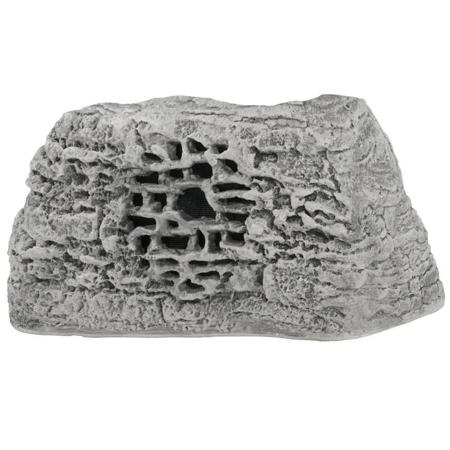 Rockustics 6.5" 2-Way Outdoor Rocquette Rock Speaker with SweetSpot, 70W, Gray