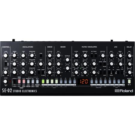 Roland Boutique Designer Series SE-02 Analog Synthesizer, 384 (3x 128 Banks) Preset Patch