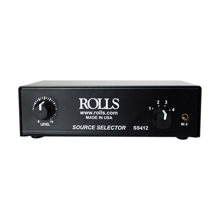 Rolls SS412 Passive Analog Stereo Audio Source Selector