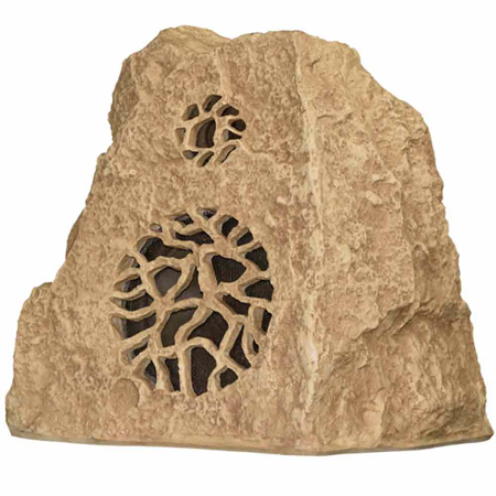 Rockustics StoneHenge II 8" 150W 2-Way Outdoor Rock Speaker, Sandstone