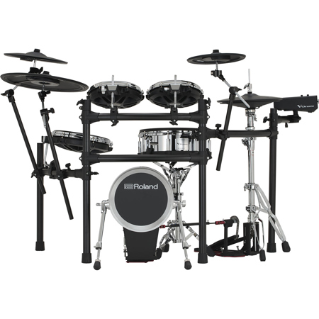 Roland TD516 5 Series V-Drums Electronic Drum Set with KD-12 Kick Drum Pad and MDS-Standard 3 V-Drums Stand