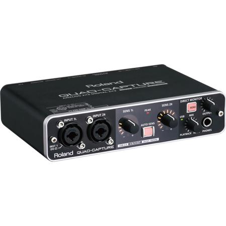 Roland Quad-Capture USB 2.0 Audio Interface for REAC Recording