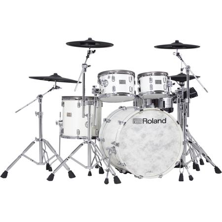 Roland VAD706 V-Drums Acoustic Design 706 Drum Kit, Pearl White