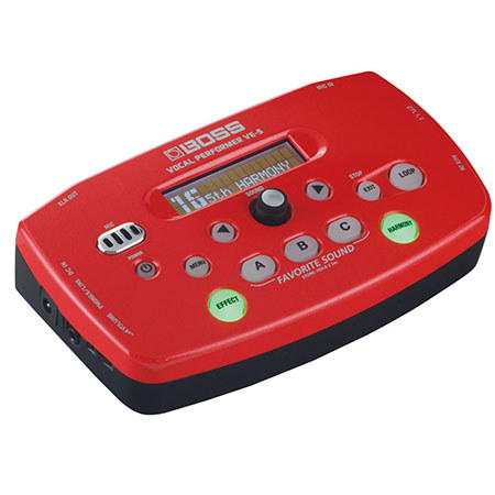 Roland Boss VE-5 Vocal Effect Processor, Red