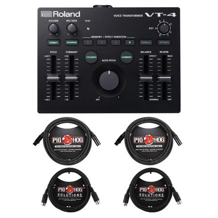 Roland VT-4 Voice Transformer With 2x 6' 5-Pin MIDI Cable