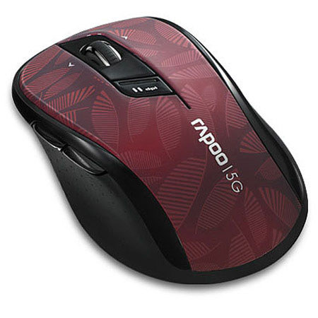 Rapoo RPO-7100P Wireless Optical Mouse, Red