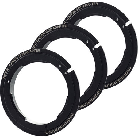 Redrock Micro Nikon to Canon EF Lens Mount Adapter, 3 Pack