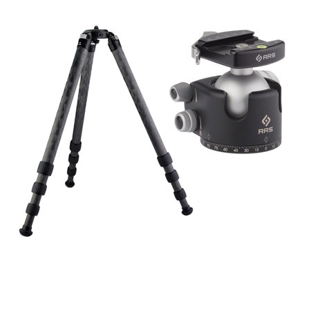 Really Right Stuff TVC-34 Series 3 Mk2 Versa Apex 4-Section Carbon Fiber Tripod, Bundle with BH-55 Ball Head
