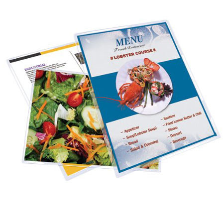 Royal Sovereign Menu Size Laminating Film, 100 Pack