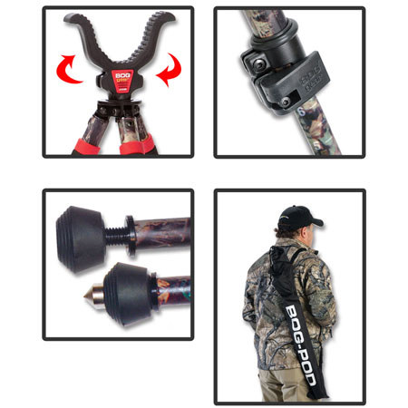 BOGgear CLD-3S 6-40 inch Short Tripod