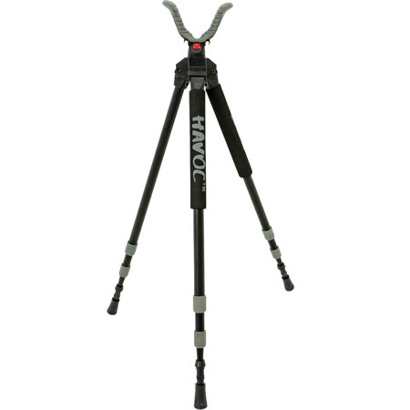 BOG Havoc Aluminum Shooting Stick Tripod, 18" to 68", Black