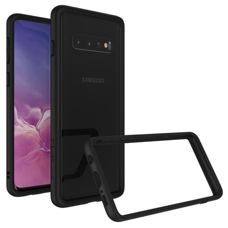 RhinoShield CrashGuard Slim Impact Bumper Case for Samsung Galaxy S10, Black