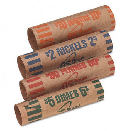 Royal Sovereign FSW-216N Assorted Coin Wrappers, 216 Pack