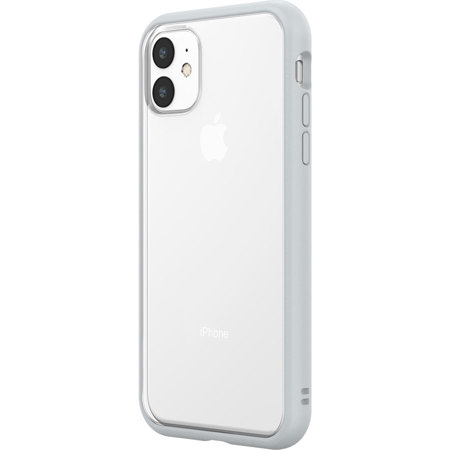 RhinoShield Mod NX Modular Case for iPhone 11, Platinum Gray