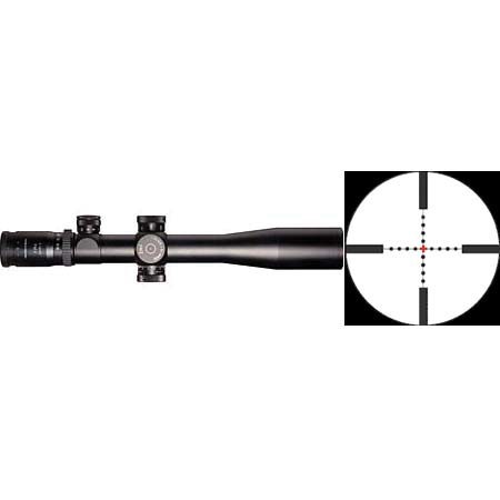 4-16x42mm Police Marksman II LP Series Riflescope, Matte Black Finish with Illuminated P3 Mil Dot Reticle & Adjustable Parallax, 34mm Tube.