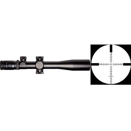 4-16x42mm Police Marksman II LP Series Riflescope, Matte Black Finish with Illuminated P4 Fine Mil Dot Reticle & Adjustable Parallax, 34mm Tube.