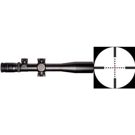 4-16x50mm Police Marksman II Series Riflescope, Matte Black Finish with Illuminated P3 Mil-Dot Reticle & Adjustable Parallax, 34mm Tube.