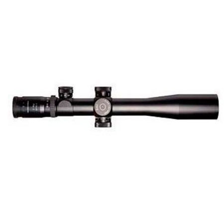 4-16x50mm LP Police Marksman II Series Riflescope, Matte Black Finish with Illuminated P4 Mil-Dot Reticle & Adjustable Parallax, 34mm Tube.