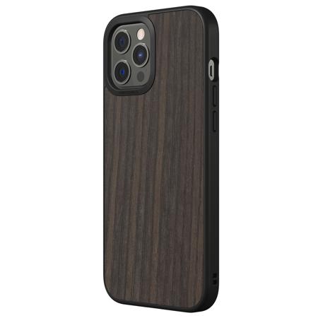 RhinoShield SolidSuit Protective Case for Apple iPhone 12 Pro Max, Black Oak