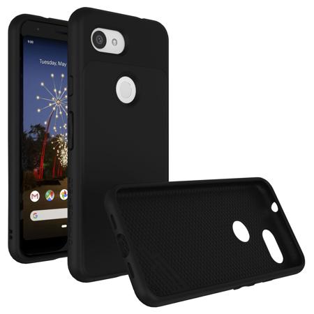 RhinoShield SolidSuit Protective Case for Google Pixel 3a, Black/Classic Black
