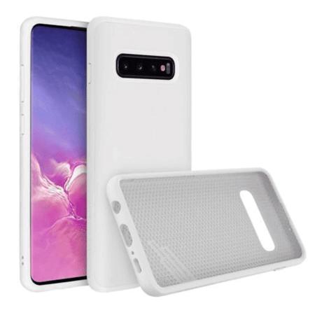 RhinoShield SolidSuit Case for Samsung Galaxy S10 Plus, Classic White