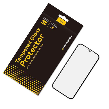 RhinoShield 9H Tempered Glass Screen Protector for iPhone 12 Mini, Front Only