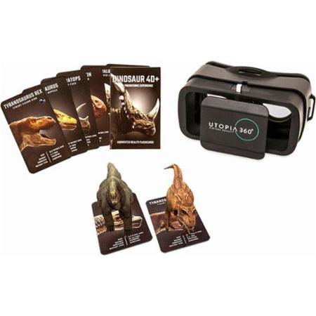 ReTrak Dinosaur Augmented Reality Cards & Utopia 360 Degree VR Headset
