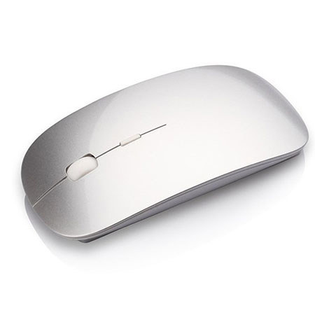 Rocksoul MS-102 Bluetooth Laser Mouse for MAC/PC, Silver