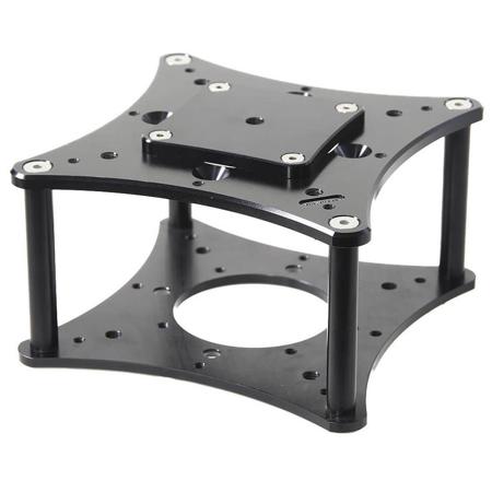 RigWheels 4" Camera Riser with Flat Adapter, 100 Lbs Capacity