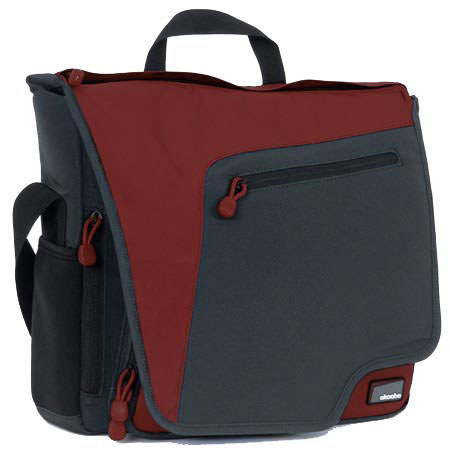 Skooba Netbook Messenger, 10.5x7.5x1.5in, Inferno Red