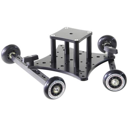 RigWheels RigSkate 2 Camera Skater Dolly with 3" Riser and Flat Adapter