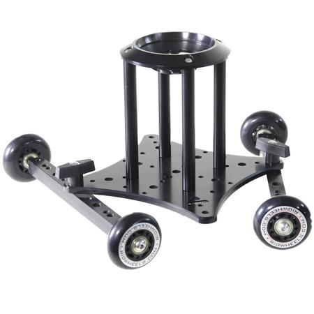 RigWheels RigSkate 2 Camera Skater Dolly with 6" Riser and 100mm Adapter Bowl