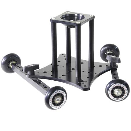 RigWheels RigSkate 2 Camera Skater Dolly with 6" Riser and 75mm Adapter Bowl