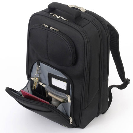 Skooba Checkthrough Backpack, Laptops up to 17in, Black