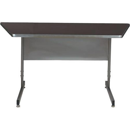 Raxxess 56" Wide Large Angled Center Desk, Ebony Fleck