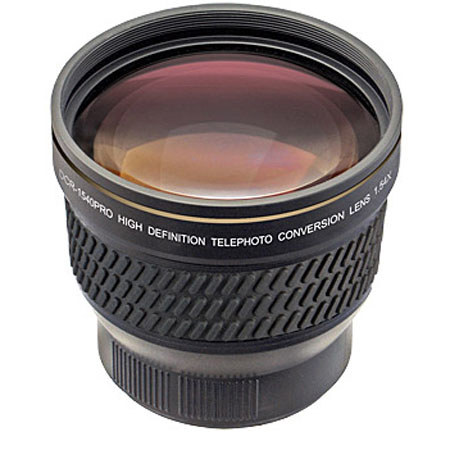 Raynox DCR-1541 PRO, 1.54x Telephoto Conversion Lens w/Step Rings
