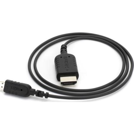 Replay XD 2.6' Platinum Thin Micro HDMI to HDMI Cable for Prime X Action Cameras