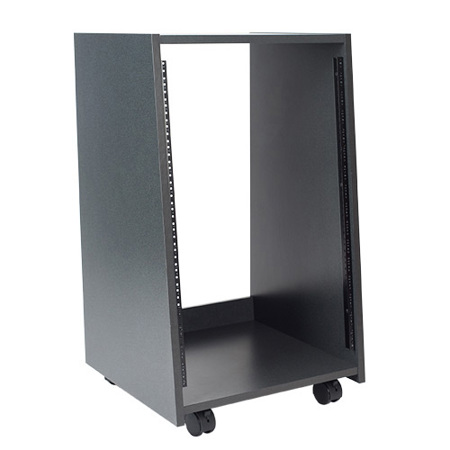 Raxxess 16U Slanted Elite Rack, Ebony Fleck