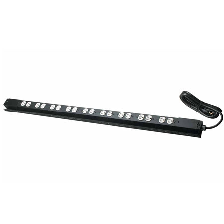 Raxxess Low Profile 12 Duplex 15A, 120V Power Strip with Single Circuit